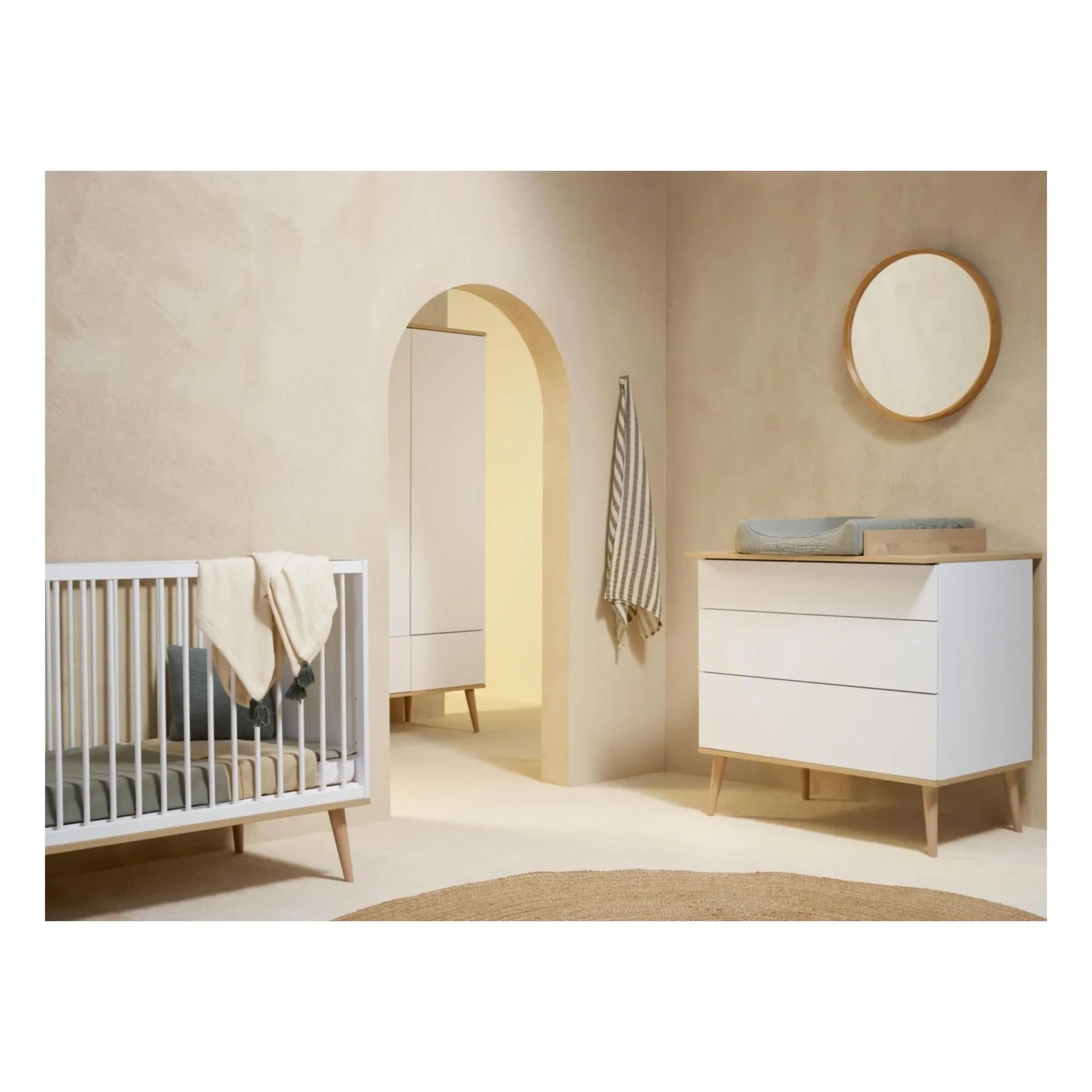 Accesorio de cambio para la cómoda Quax - Flow Oak | Roble