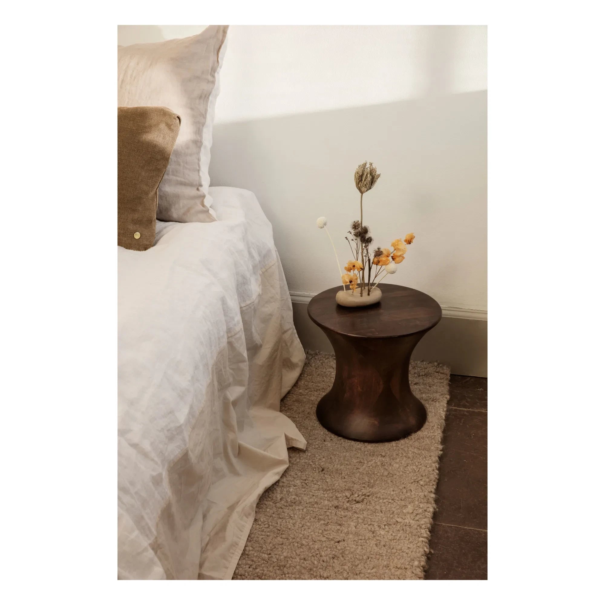Ferm Living - Taburete Spin - Madera FSC | Marrón