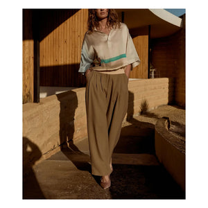 Mes Demoiselles - Blusa de seda Malden | Azul