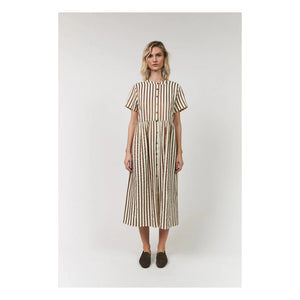 Lollys Laundry - Vestido Aliya Algodón | Moca