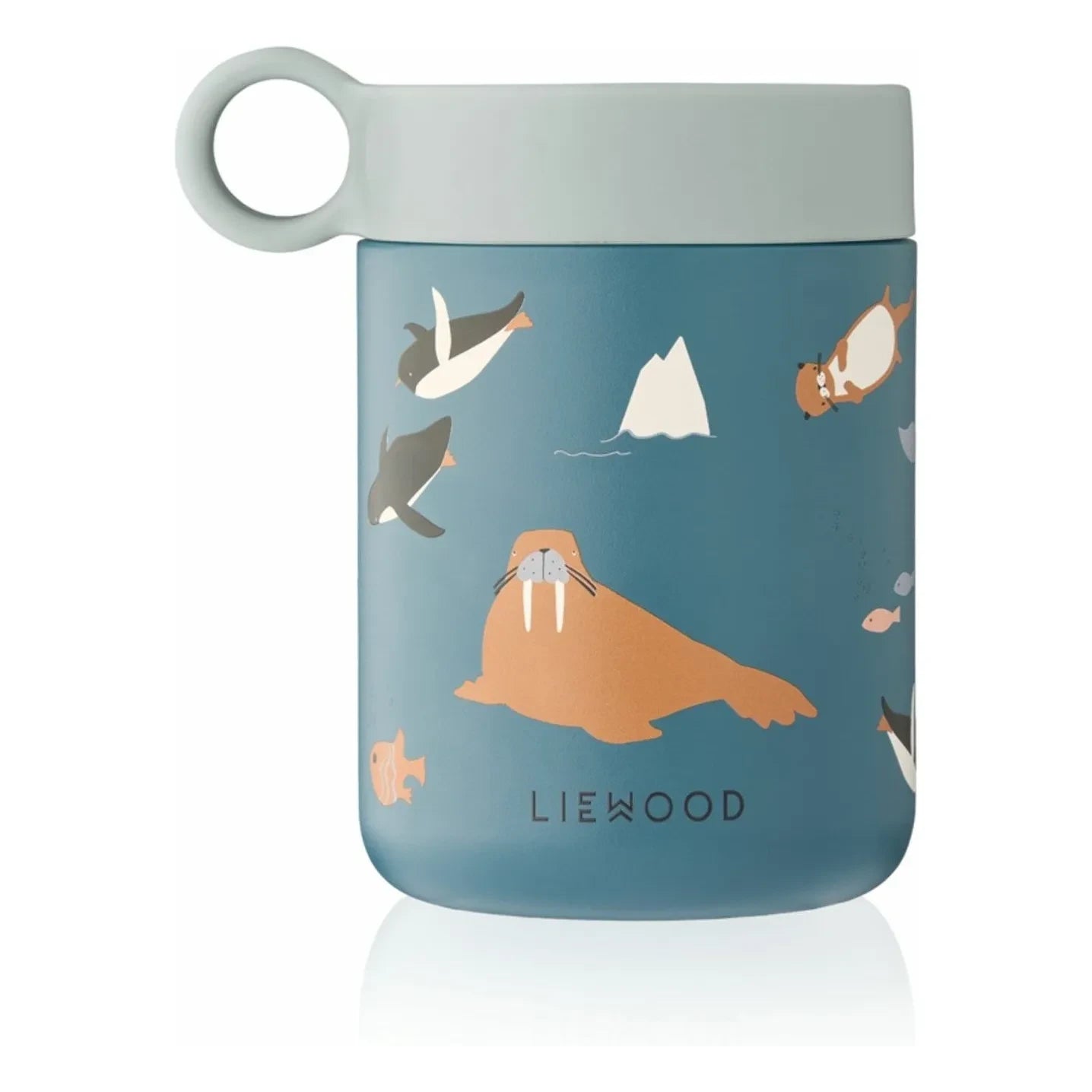 Liewood - Caja de almuerzo térmica Kiani | Vista del mar Ártico/Océano