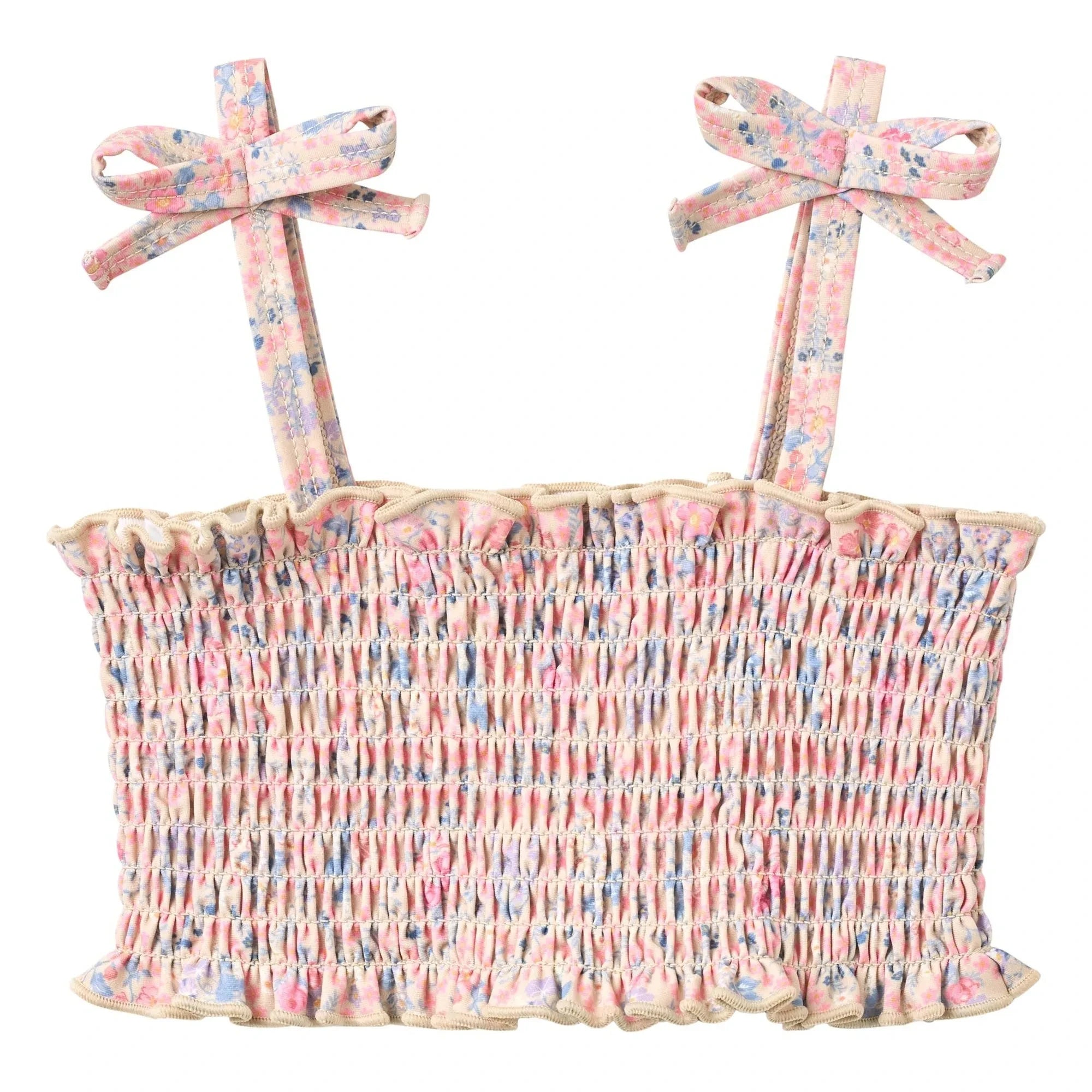 Wheat - Carla Fleuri Traje de baño con fibras recicladas | Rosa claro
