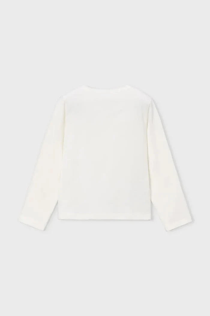 Blusa de manga larga Mayoral de algodón y elastano para niños
