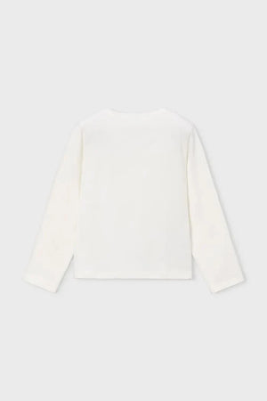 Blusa de manga larga Mayoral de algodón y elastano para niños