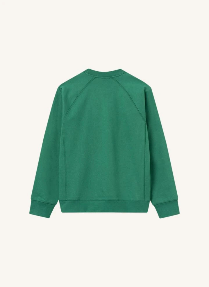 Wood Wood - Sudadera Orgánica Hester de Algodón | Verde oscuro