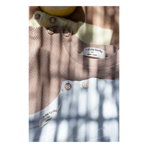 1+ in the family - Camiseta Delion Waffle | Azul claro