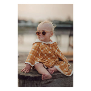 Grech & Co - Gafas de sol clásicas polarizadas de fibra natural | Amarillas