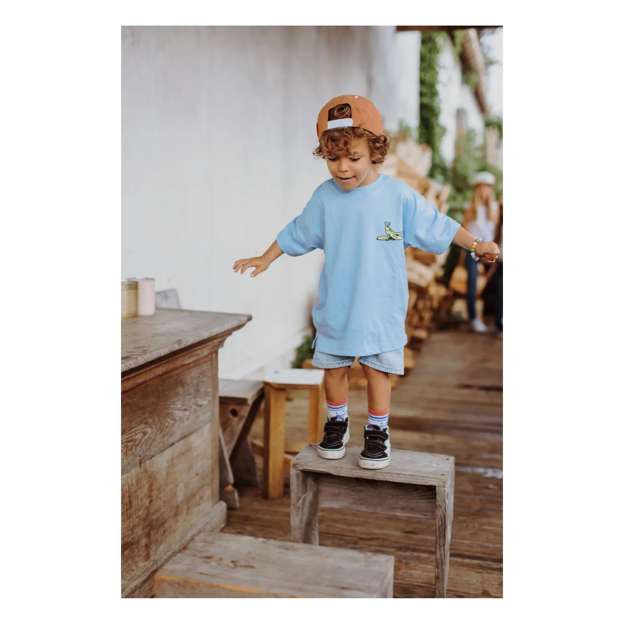 Hello Hossy - Gorra visera plana | Naranja Rouille
