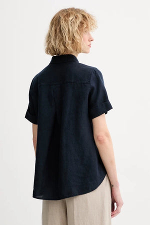 Camisa de safari de lino para mujer Marc O'Polo