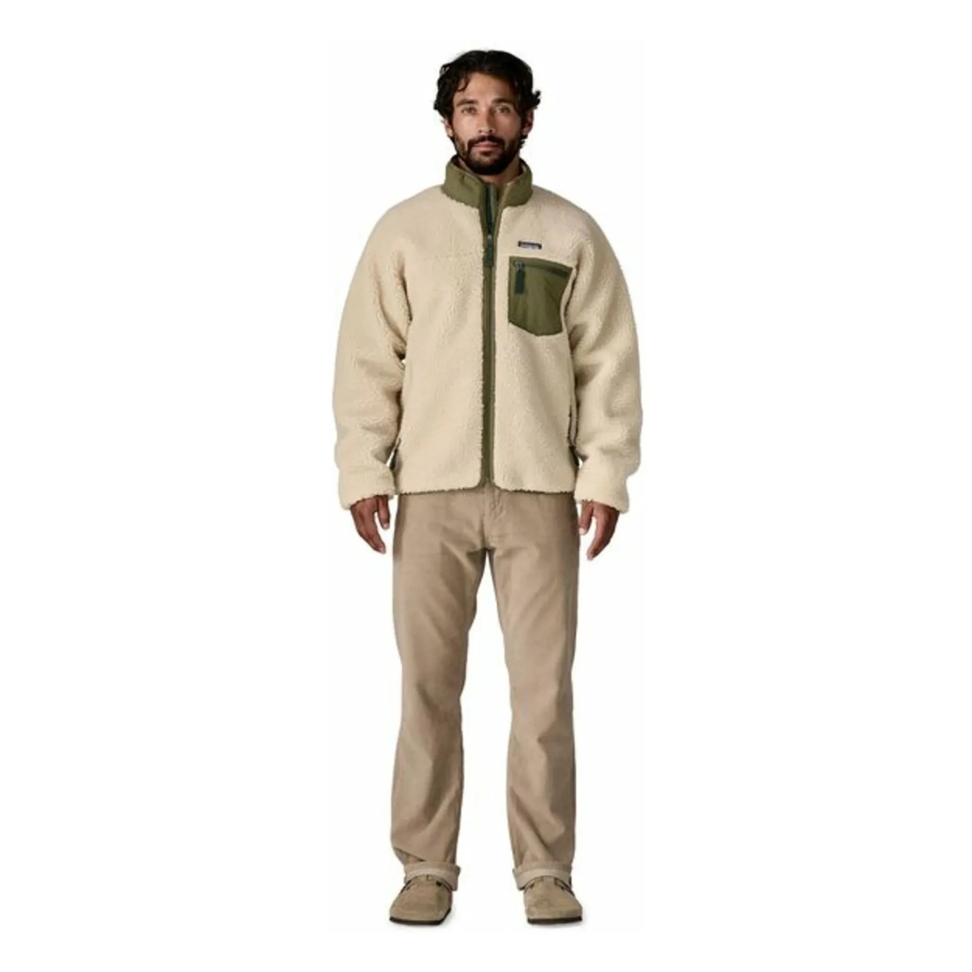 Patagonia - Classic Retro-X Geri Dönüştürülmüş Elyaf Polar Ceket | Bej