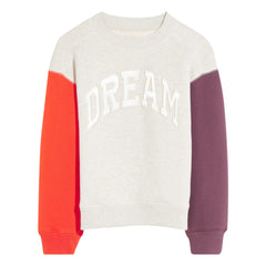 Bellerose - Sudadera con bloques de color Fadol | Gris jaspeado