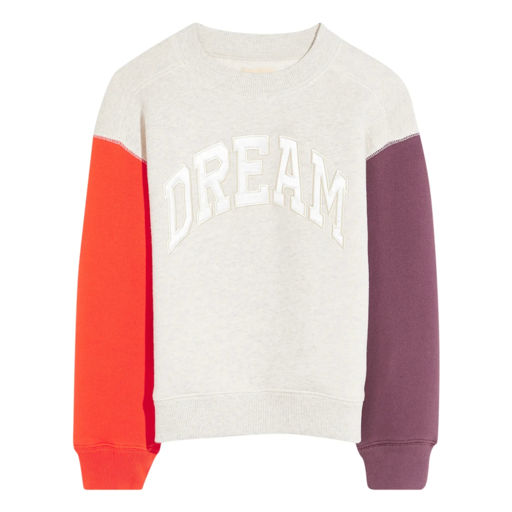 Bellerose - Sudadera con bloques de color Fadol | Gris jaspeado