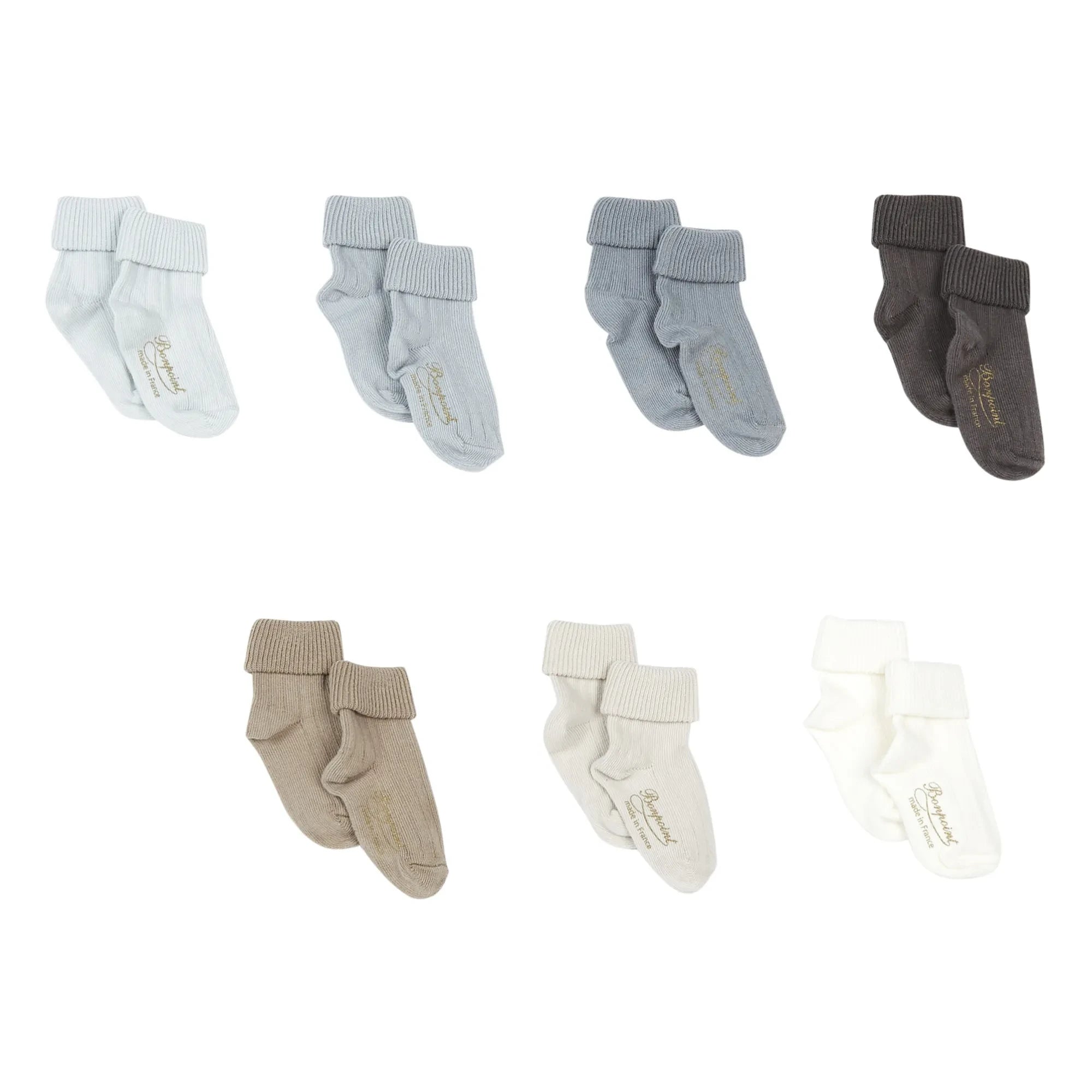 Bonpoint - Set de 7 calcetines | Azul