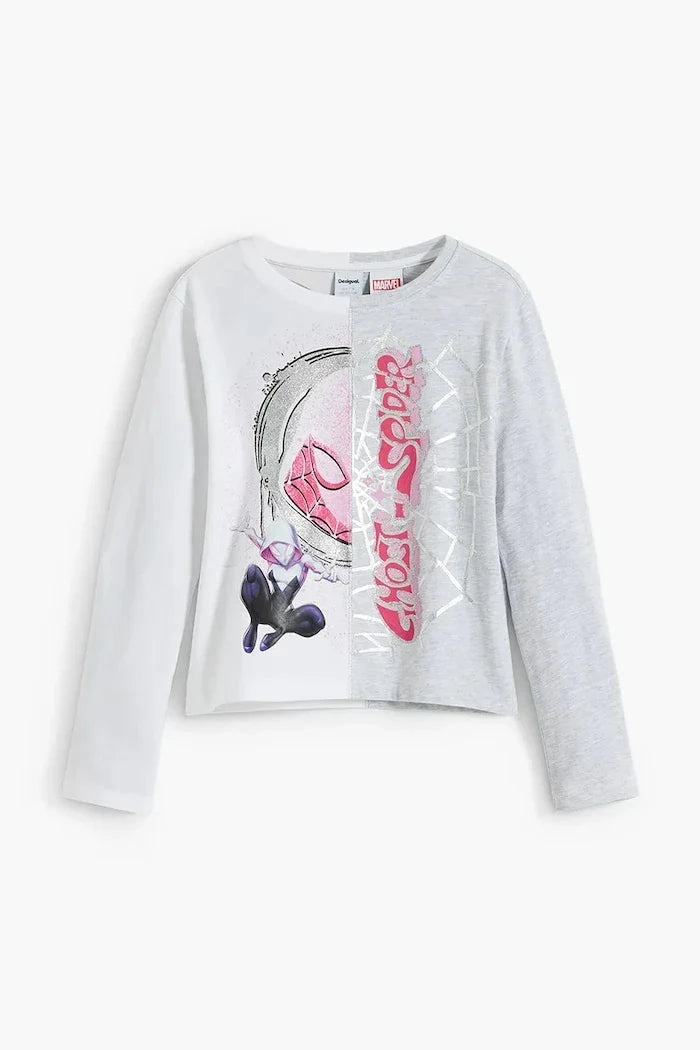 Blusa infantil Desigual de manga larga
