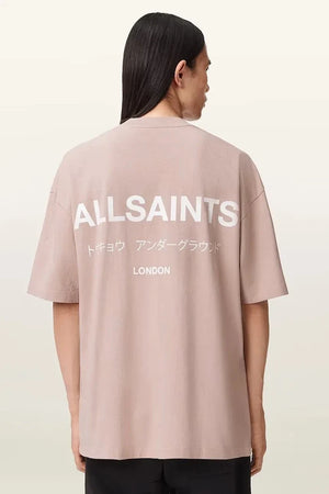 Camiseta extragrande de algodón para hombre AllSaints