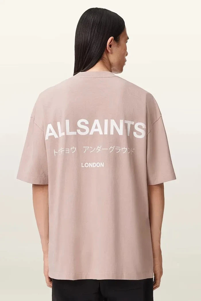 Camiseta extragrande de algodón para hombre AllSaints