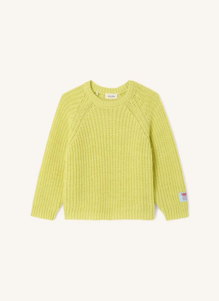 American Vintage - Suéter de lana trenzada Cyrow | Amarillo