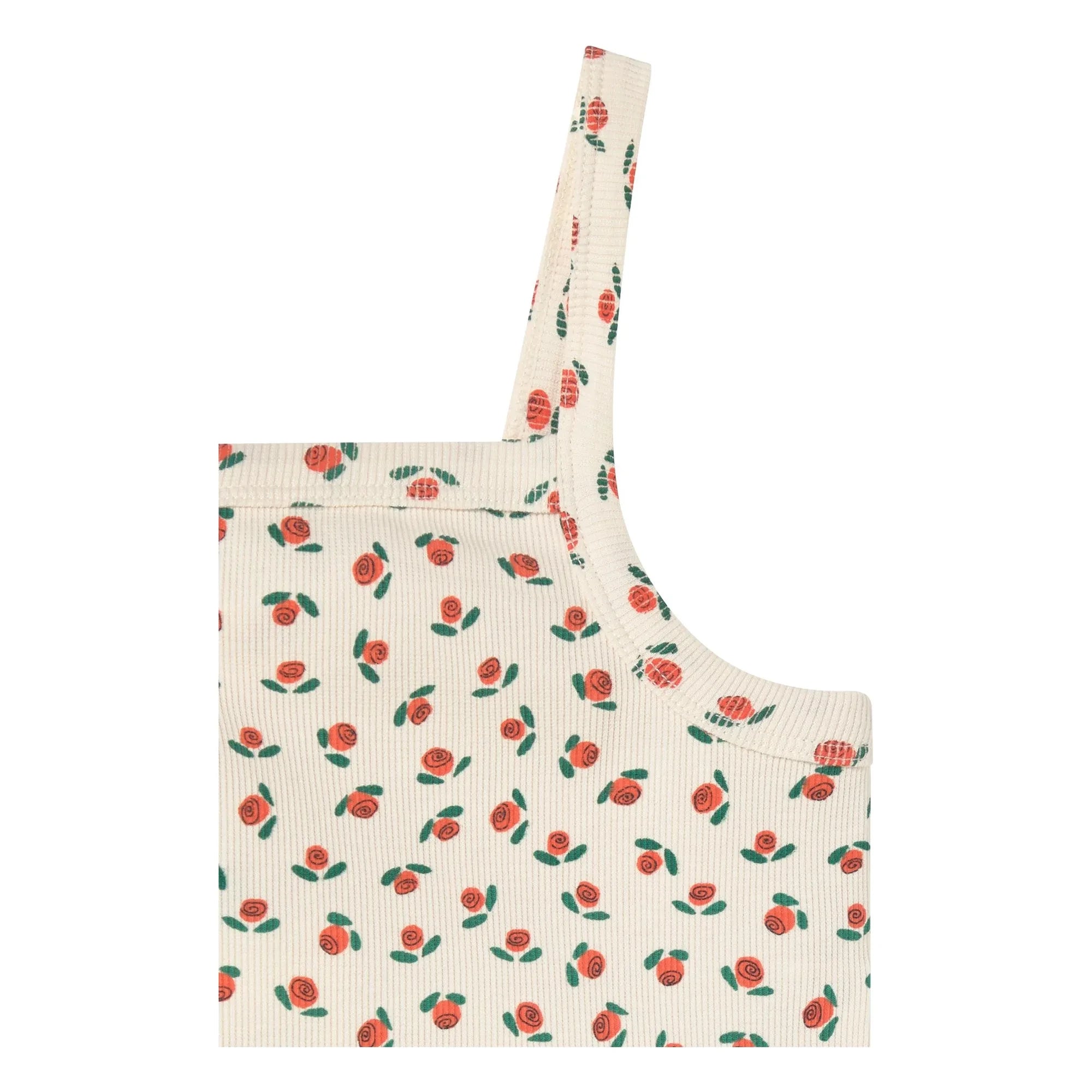 Tinycottons - Camiseta con estampado de rosas y algodón orgánico | Blanca