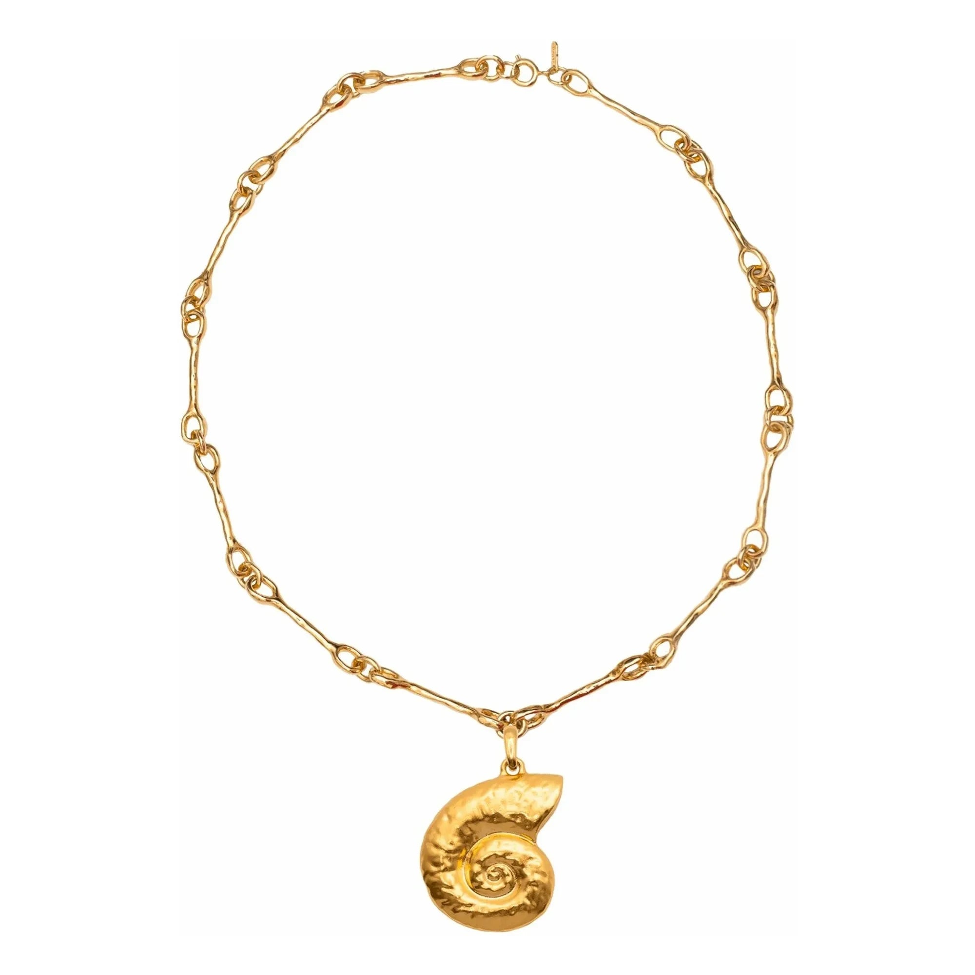 Alhaja - Collar con caracola nautilus | Oro
