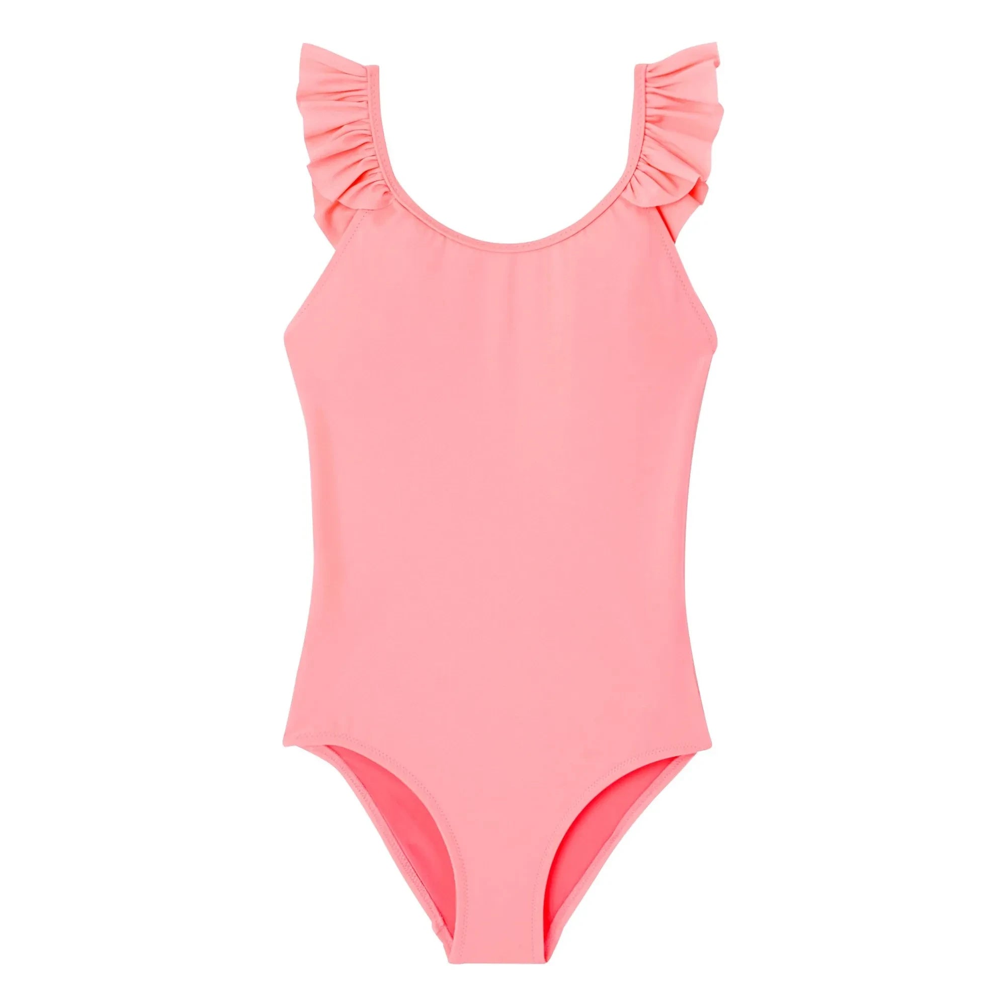 Lison Paris - Bañador de 1 pieza Anti-UV con fibras recicladas | Coral