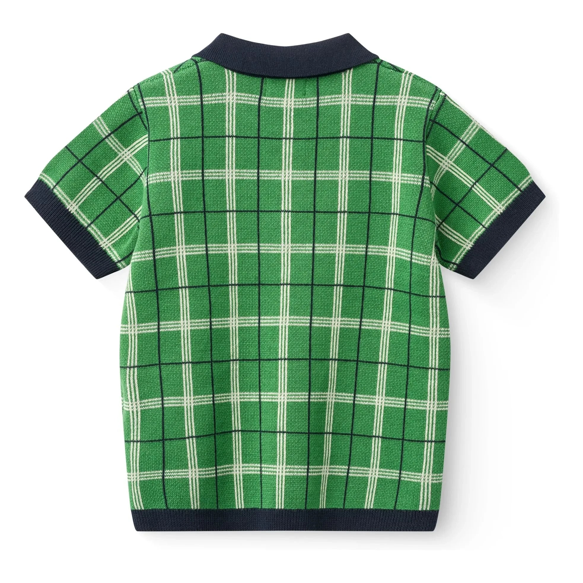 Copenhagen Colors - Polo de punto de algodón orgánico | Meadow Green