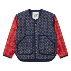 Cien Piezas - Chaqueta Bandana Malya | Azul Índigo