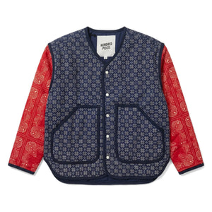 Cien Piezas - Chaqueta Bandana Malya | Azul Índigo