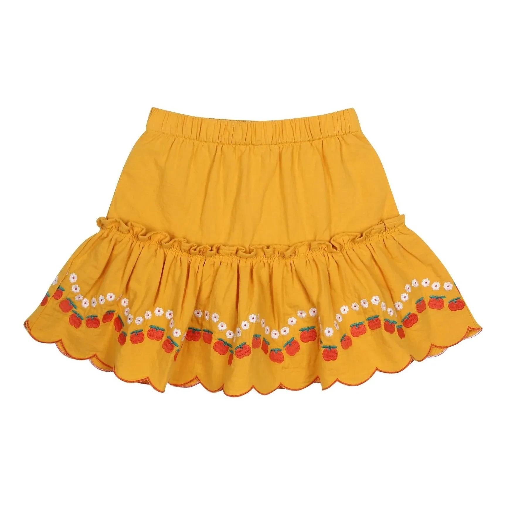 Jelly Mallow - Falda Fruncida Apple | Amarillo
