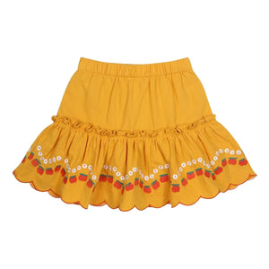 Jelly Mallow - Falda Fruncida Apple | Amarillo