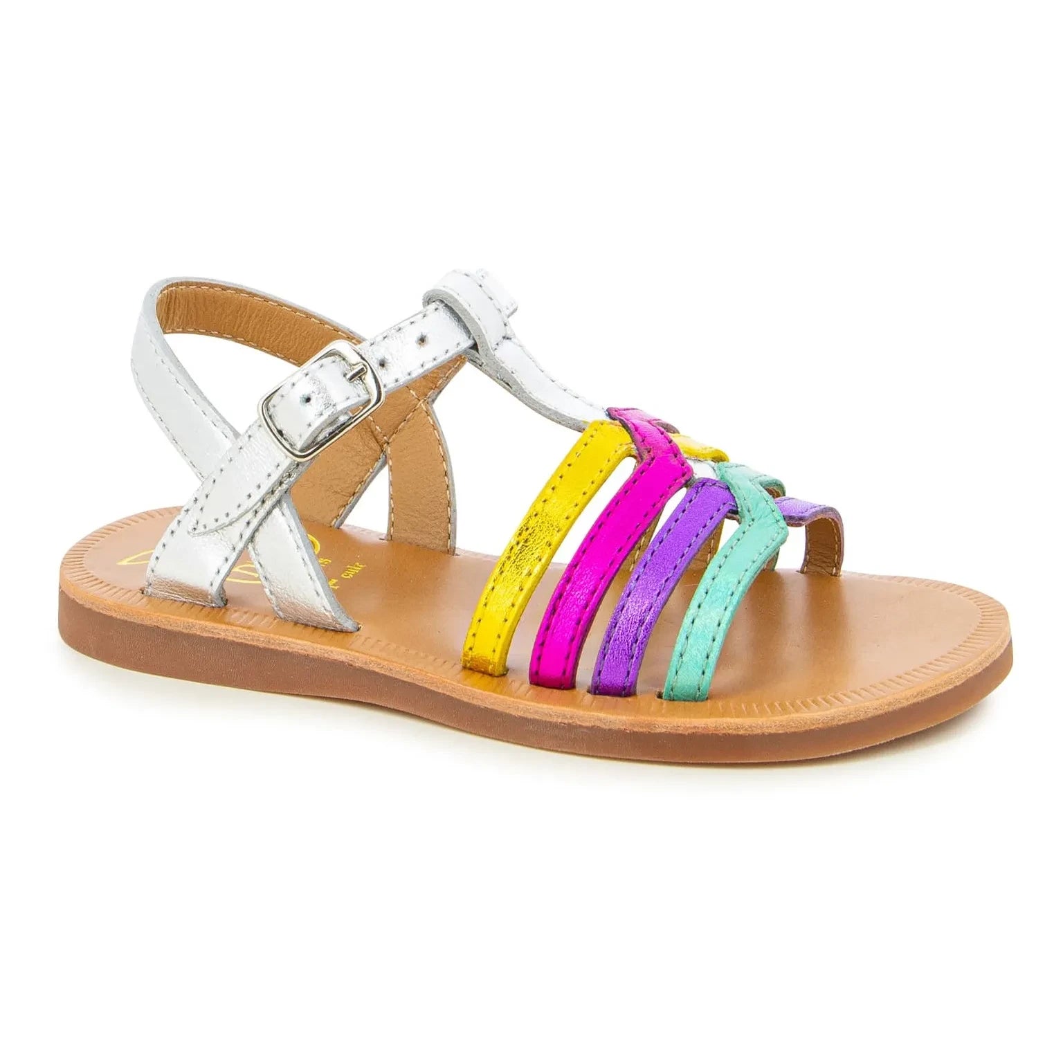 Pom d'Api - Plagette New Salome sandaletler | Gümüş Gri S019