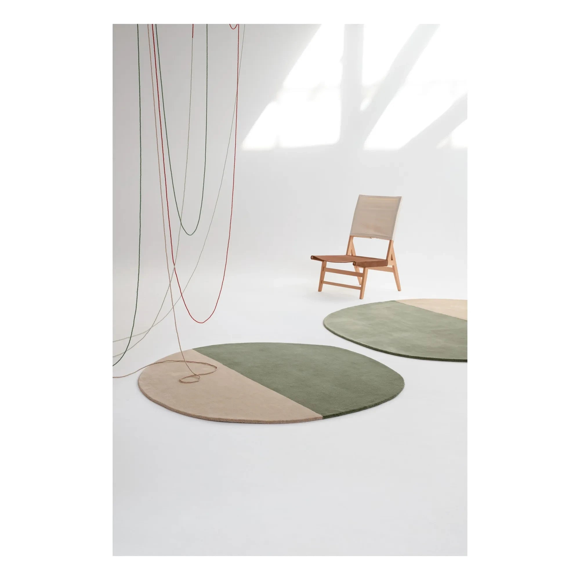 Nanimarquina - Alfombra de lana Pearl | Verde