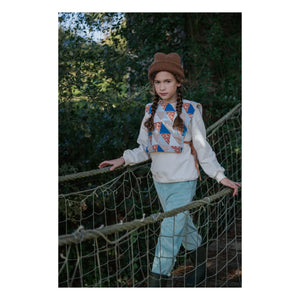 Gingersnaps - Pantalón con Volantes Arielle | Verde mar