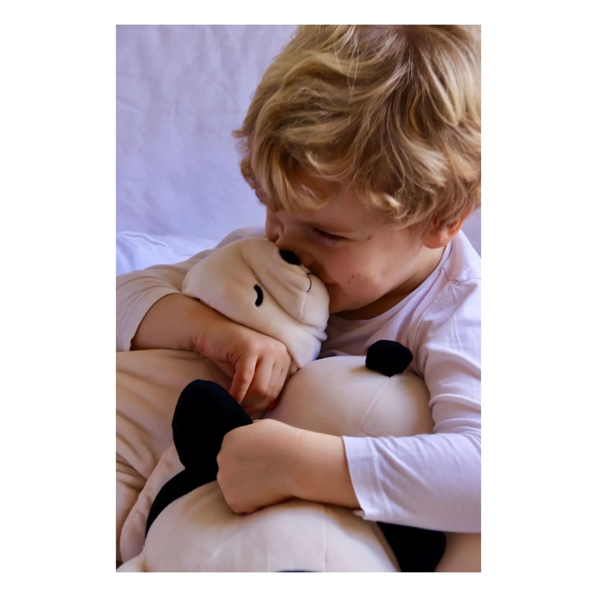 Nemu Nemu - Peluche Panda Paopao | Negro/Blanco