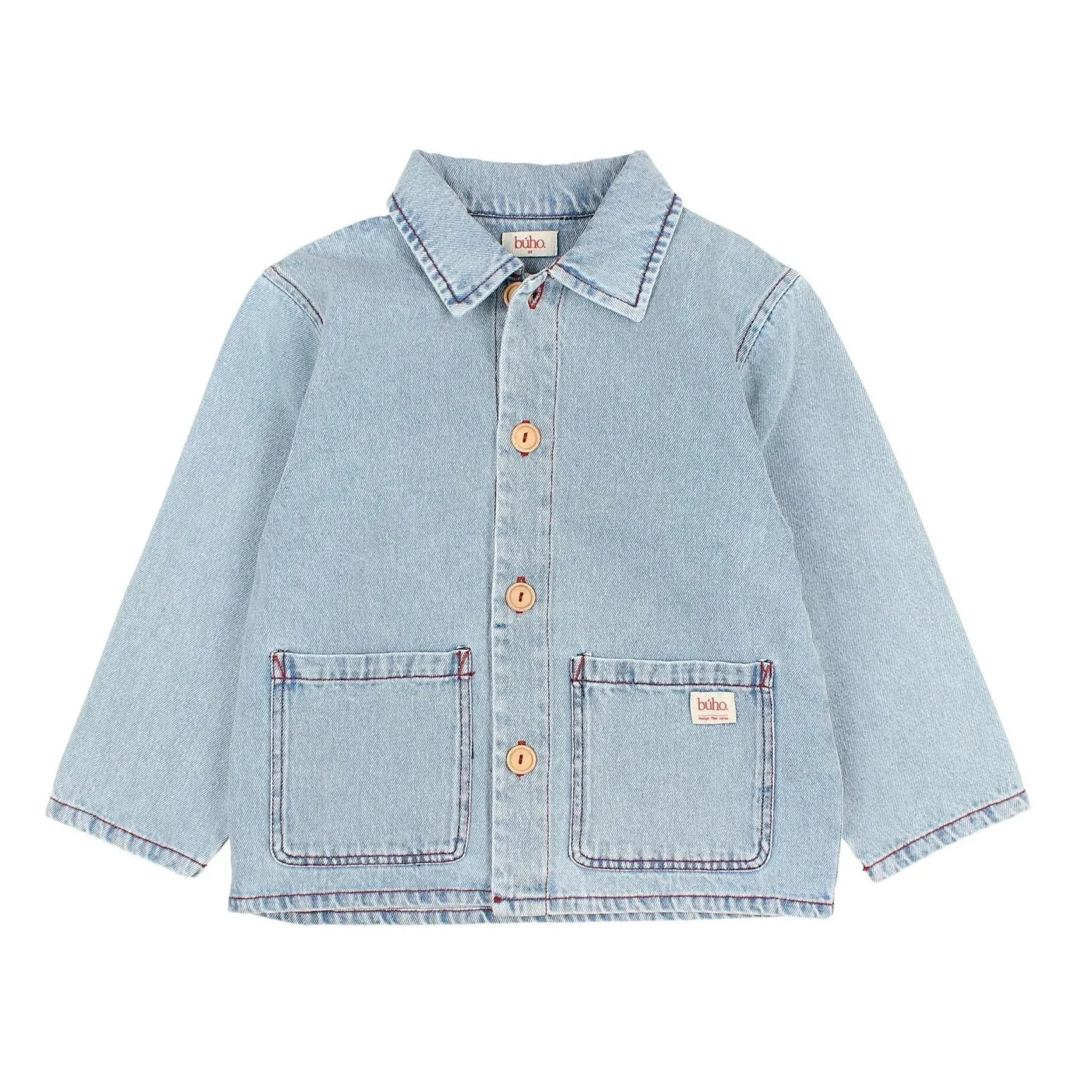Búho - Demin Soluk Overshirt | Açık Mavi