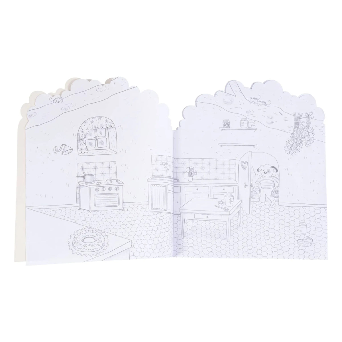 Moulin Roty - Bloc de notas adhesivas - Gran familia