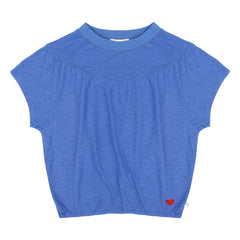 Jenest - Camiseta de algodón orgánico Mimi | Cobalto