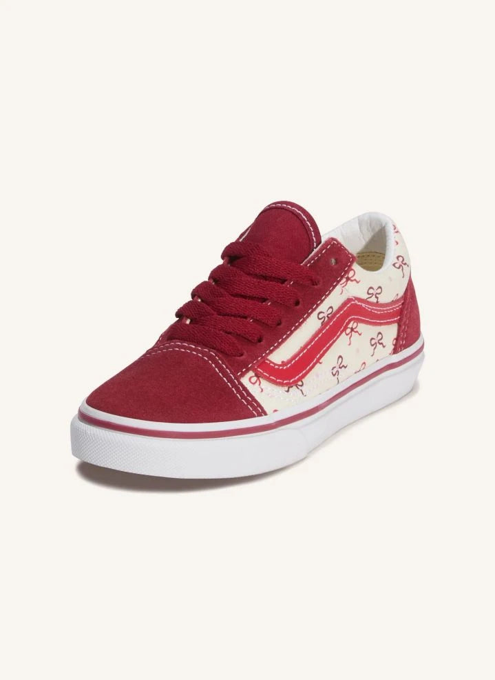 Vans - Old Skool Zapatillas con Cordones Anudados | Rojo