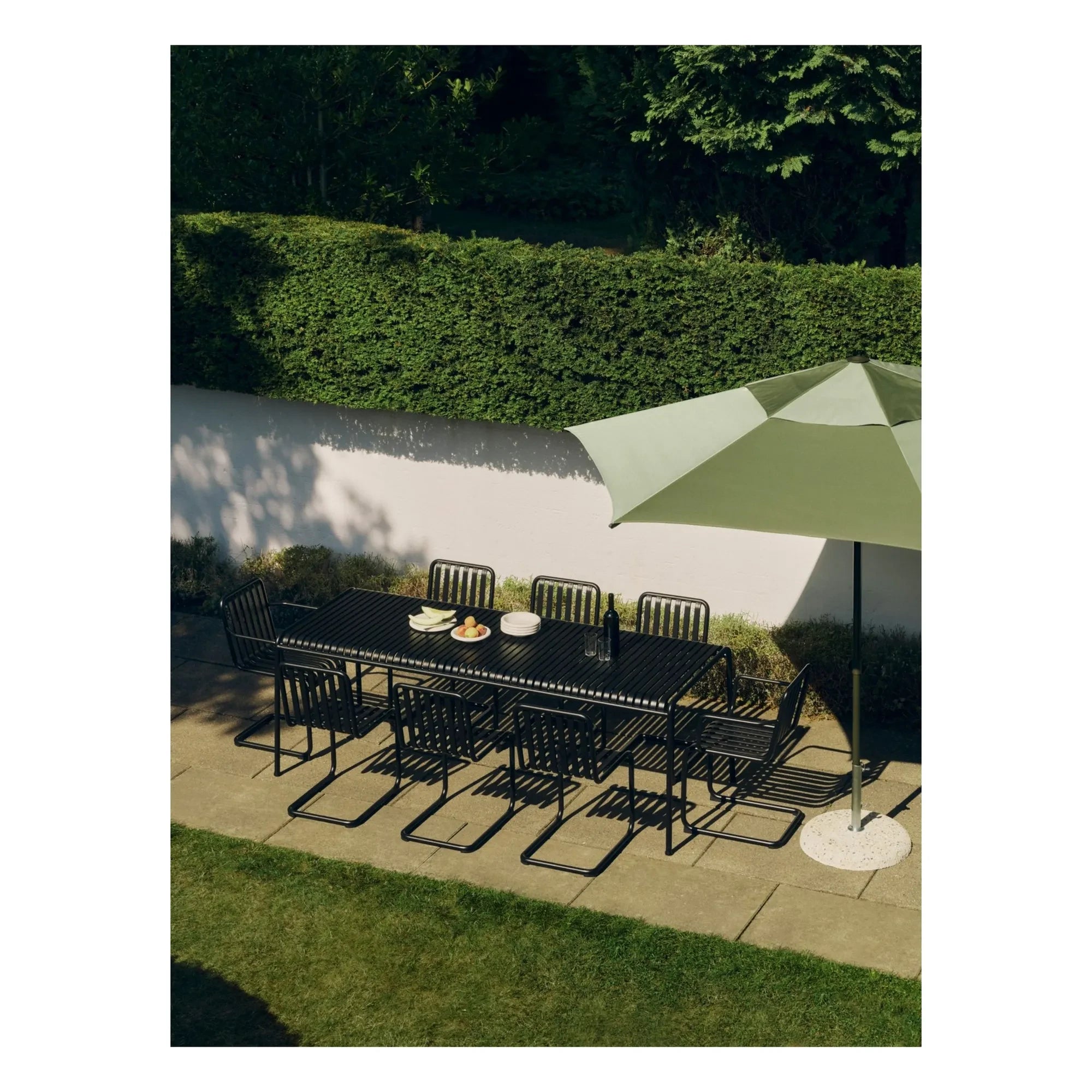 Hola - Sombrilla hexagonal Terrazza | Verde