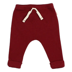 Búho - Leggings Acanalados con Puños | Burdeos