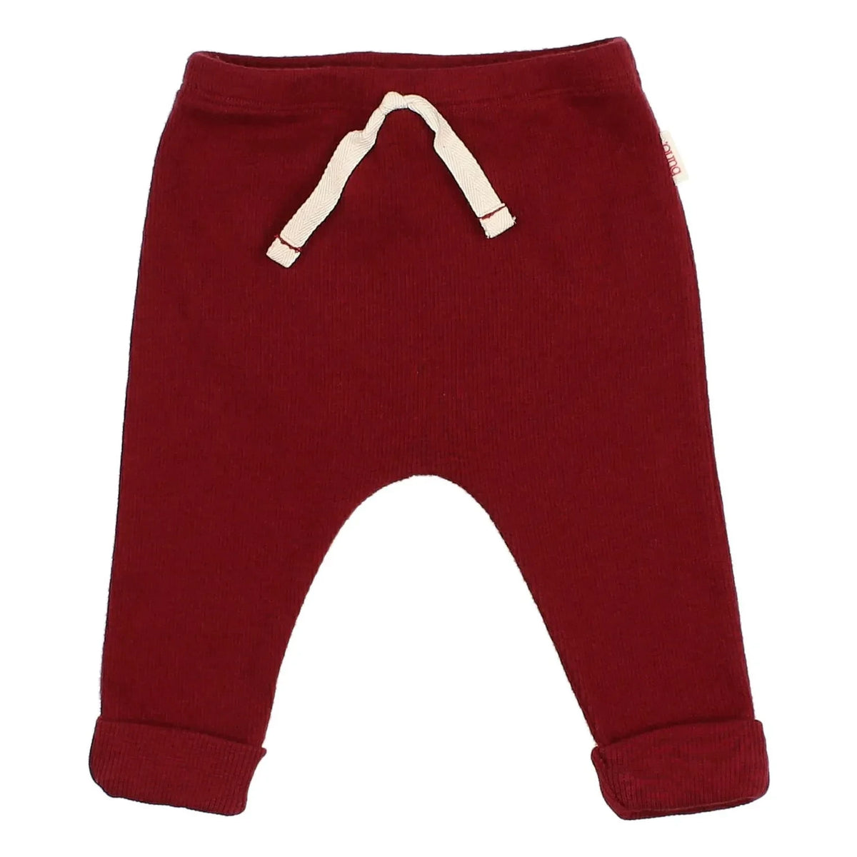 Búho - Leggings Acanalados con Puños | Burdeos
