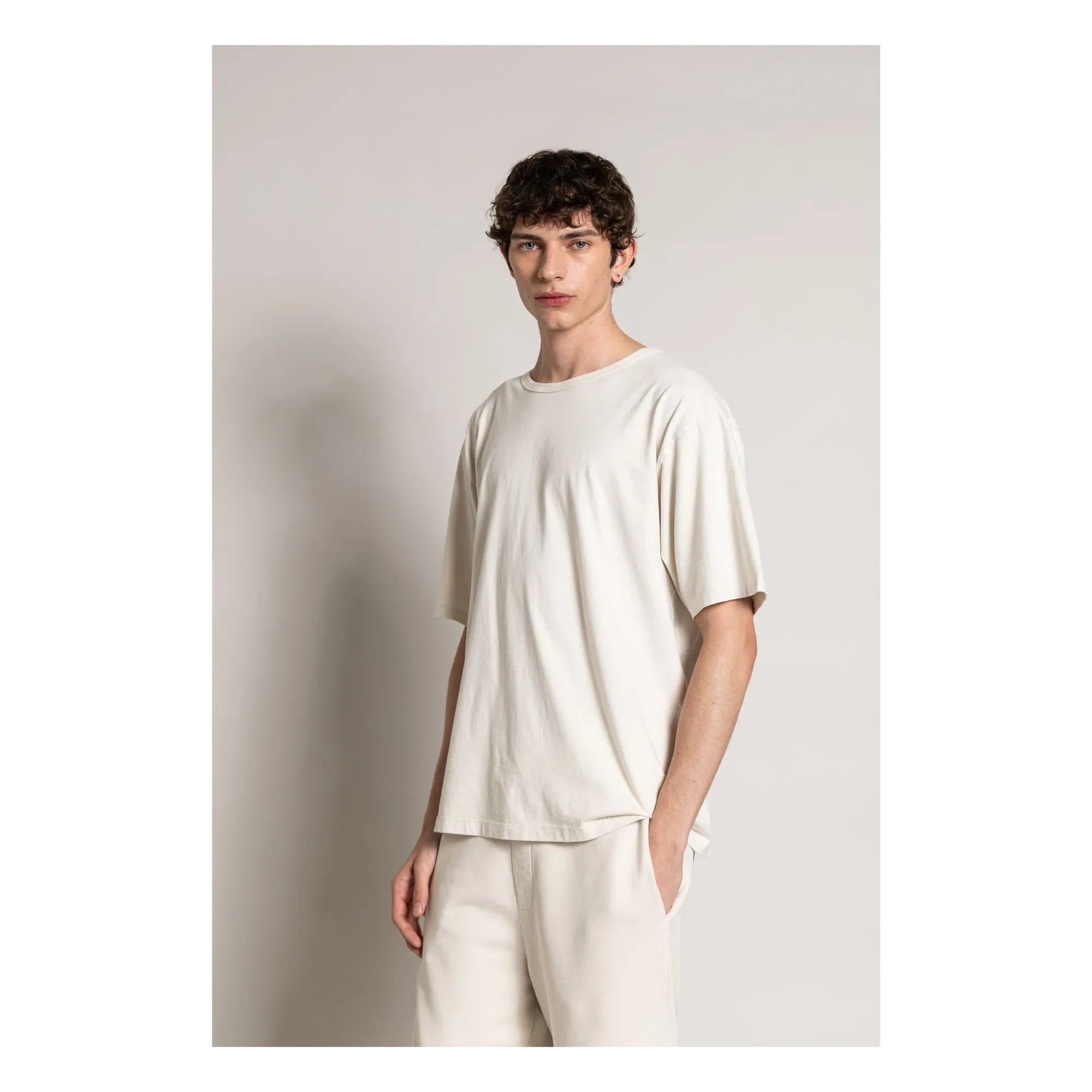 Smallable Man - Shorts de algodón orgánico Aron | Avena