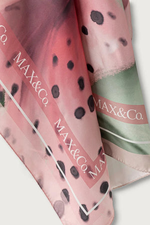 Max&Co. foulard de seda MCABATTISTA para mujer