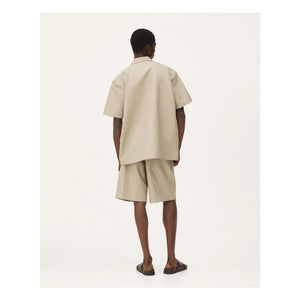 Noyoco - Camisa de algodón Orleans | Beige
