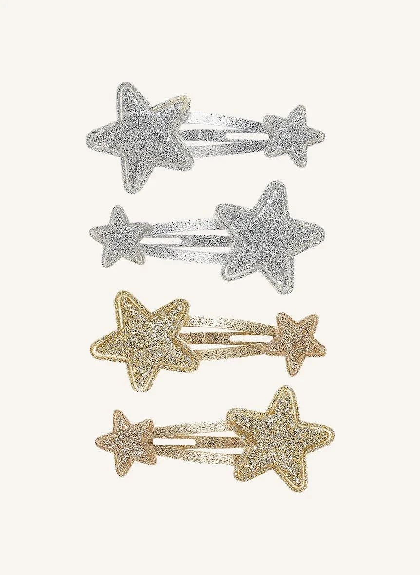 Souza - Pinzas para el Cabello en Forma de Estrella - Set de 4