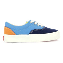 Bonton - Zapatillas Skate con Elástico y Encaje | Azul Marino