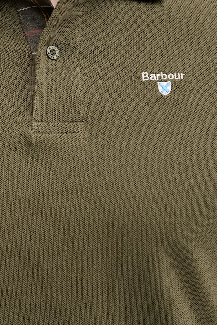 Polo de algodón para hombre Barbour