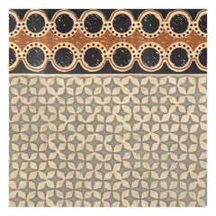 Le Monde Sauvage - Superfrise Blossom Tokio - Set de 9 hojas | Negro