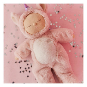 Olli Ella - Muñeca de juguete Cozy Dinkum Unicornio | Rosa