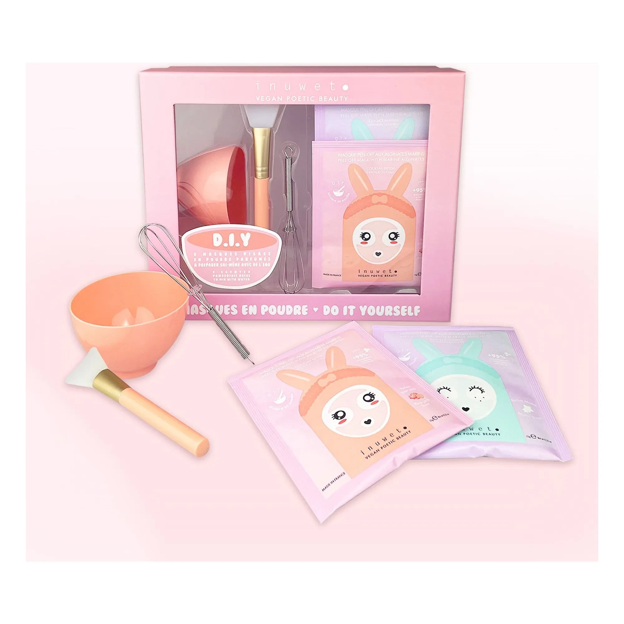 Inuwet - kit de mascarilla en polvo DIY