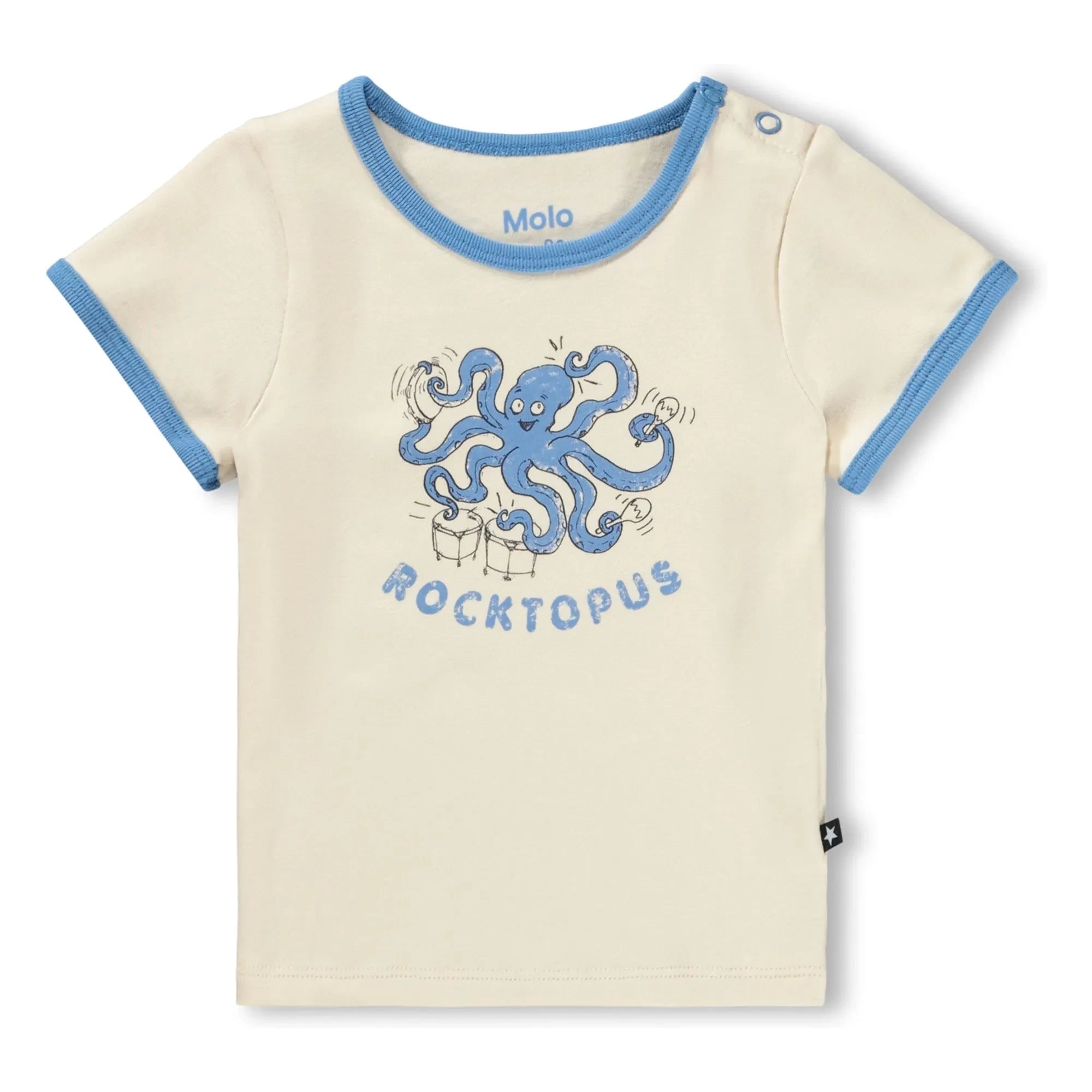 Molo - Camiseta Easy Rocktopus Algodón orgánico | Crudo
